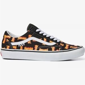 UNISEX Vans Thrasher x Skate Old Skool 'Allover Thrasher Logo size 4M/6W